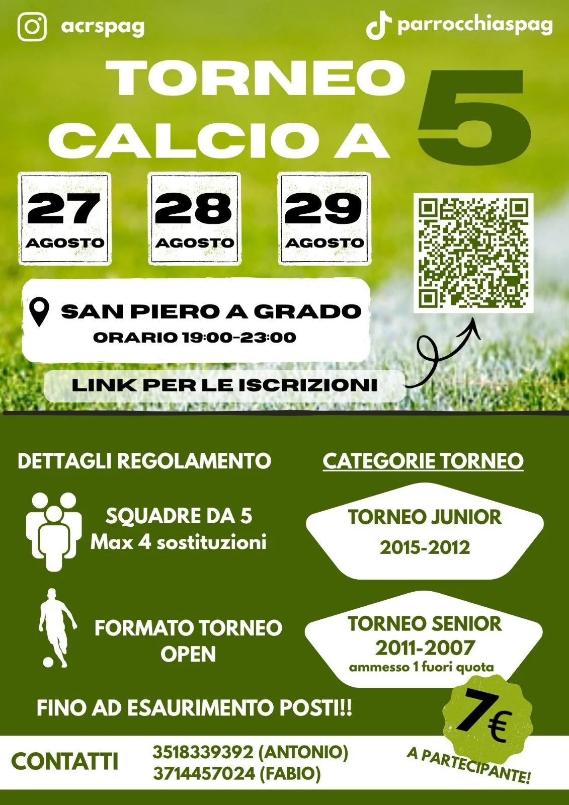 Locandina: Unione e Calcio: Torneo di San Piero a Grado