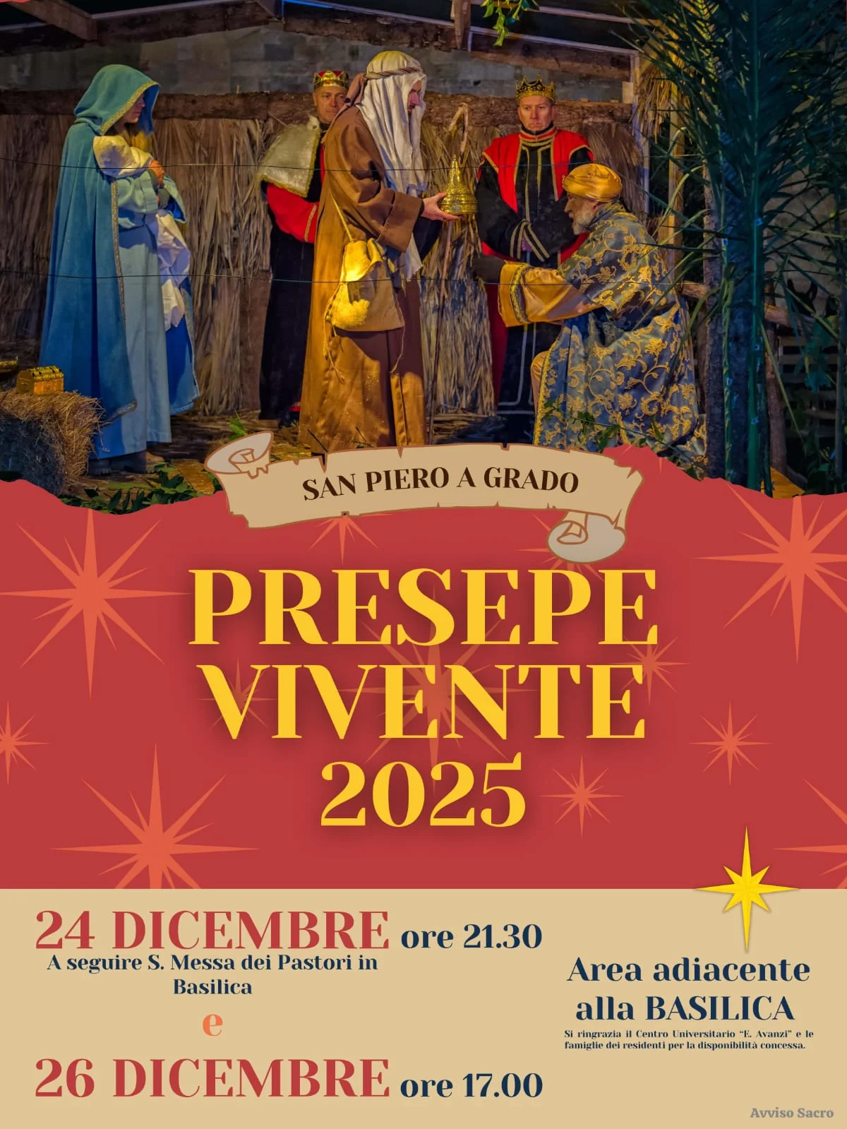 Locandina: Presepe Vivente 2025 - Aggiornamento