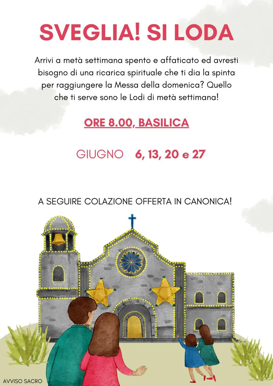 Locandina: Sveglia! Si loda ... Anche a giugno