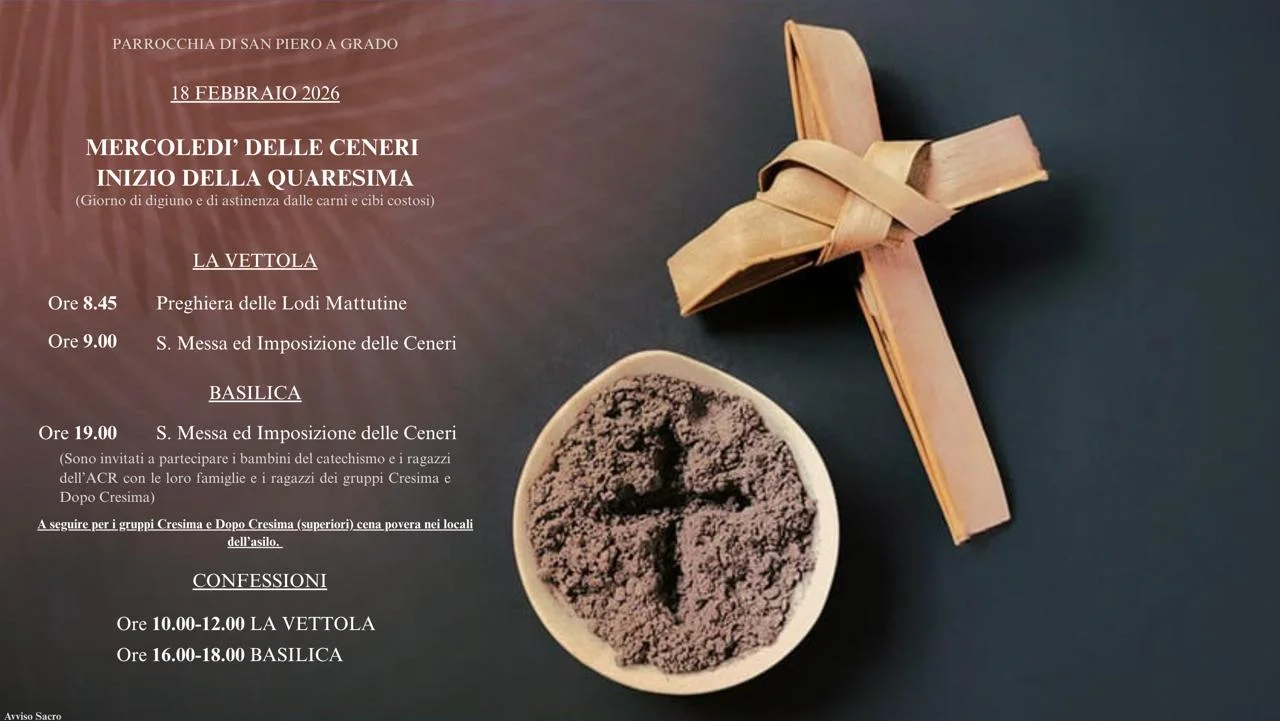 Locandina: Mercoledì delle Ceneri