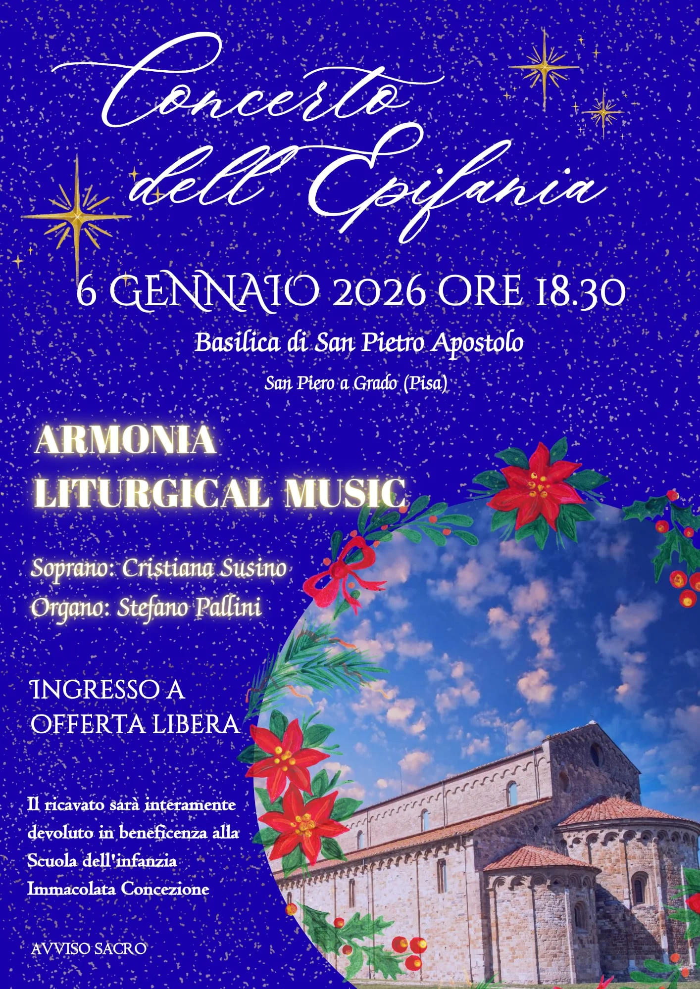 Locandina: Concerto dell’Epifania – 6 gennaio 2026
