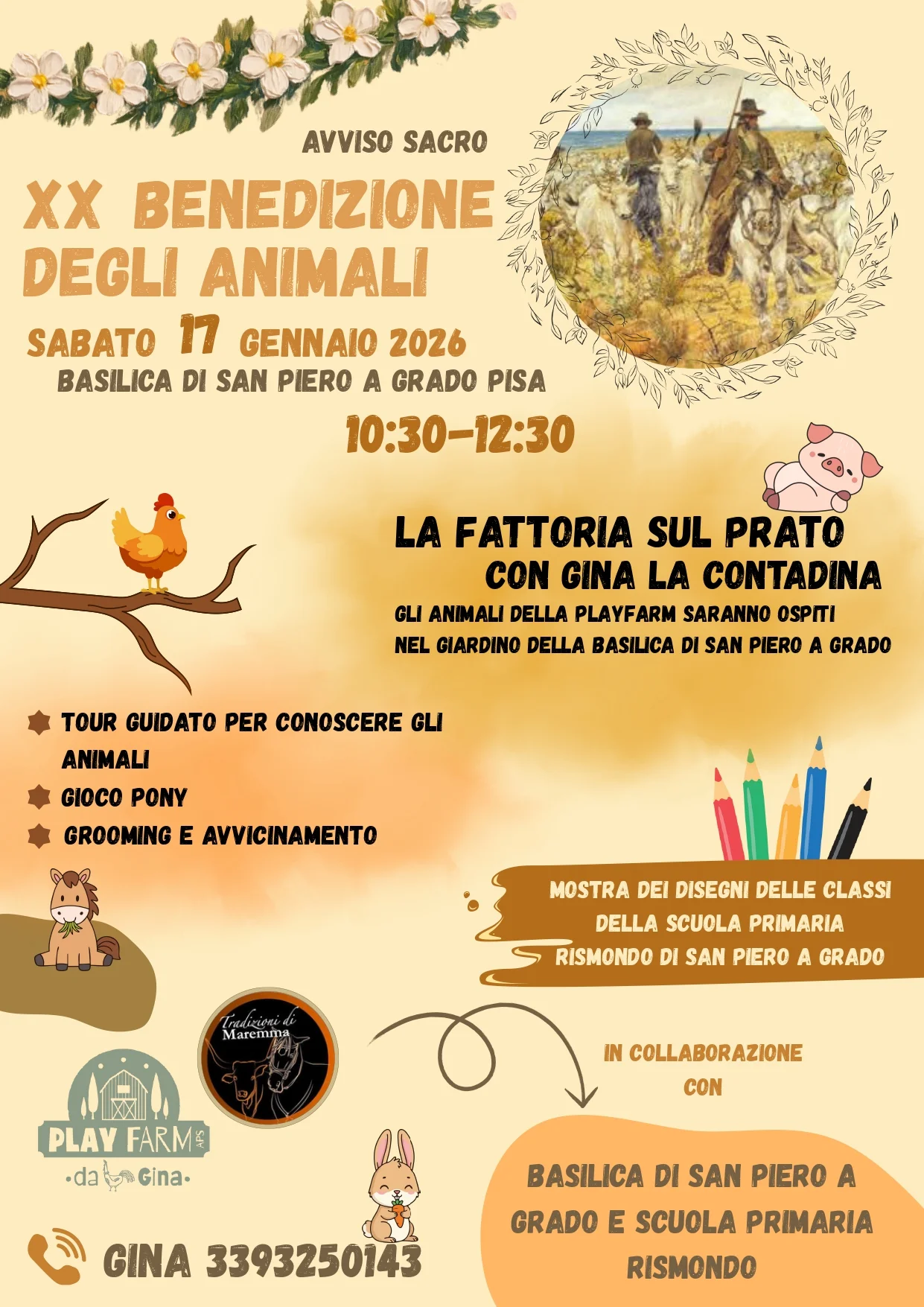 Locandina: XX Benedizione degli Animali
