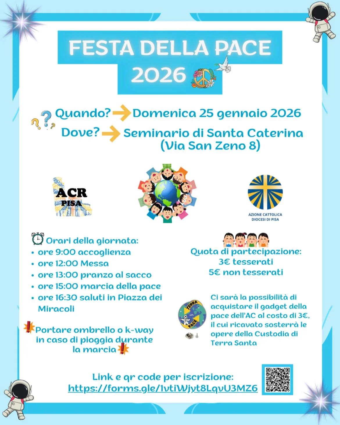 Locandina: Festa della Pace 2026 ACR