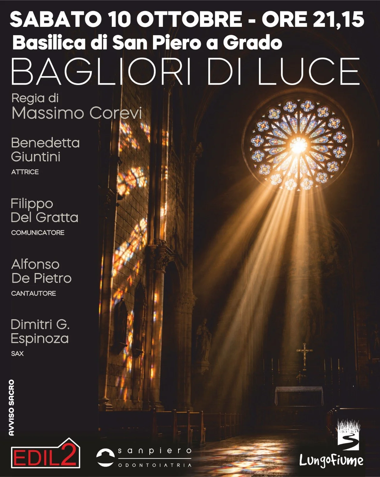 Locandina: Quando la luce diventa voce: una serata a San Piero a Grado