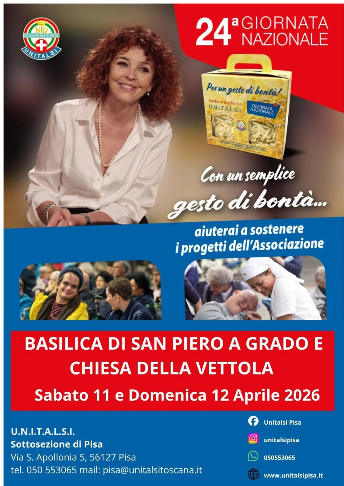 Locandina: Un piccolo gesto che diventa speranza: la Giornata UNITALSI a San Piero a Grado