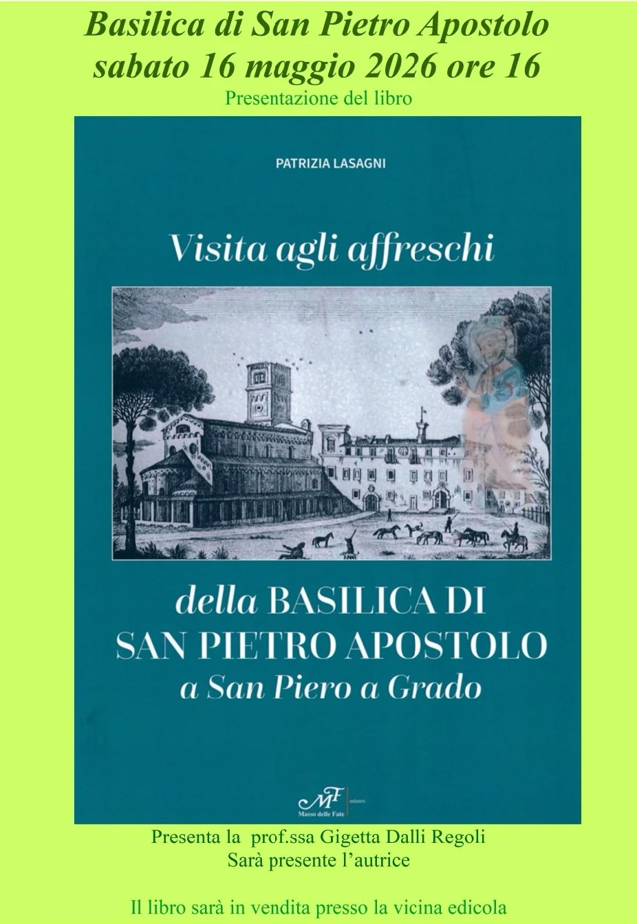Locandina: Tra arte e memoria: un pomeriggio in Basilica con Patrizia Lasagni